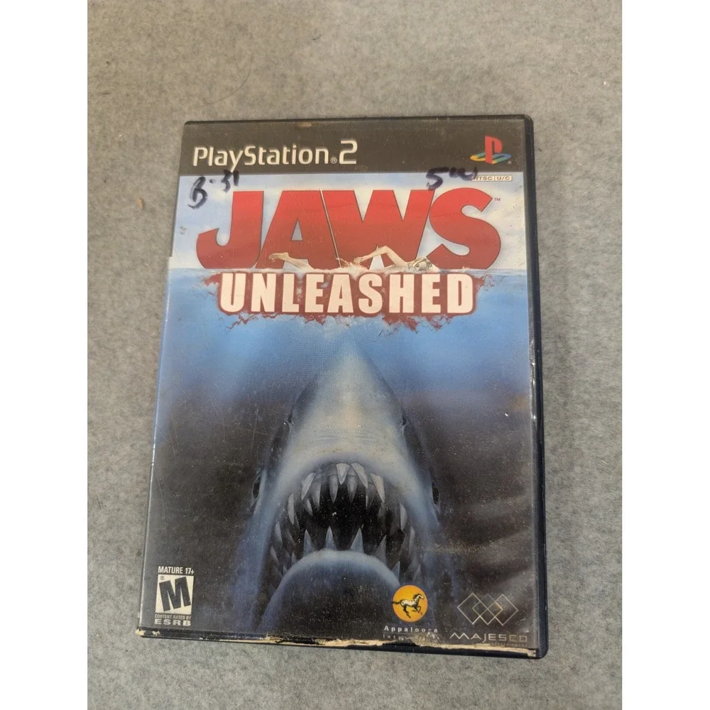 Jaws Unleashed Sony PlayStation 2 PS2 Action Game NTSC U/C SLUS-21062